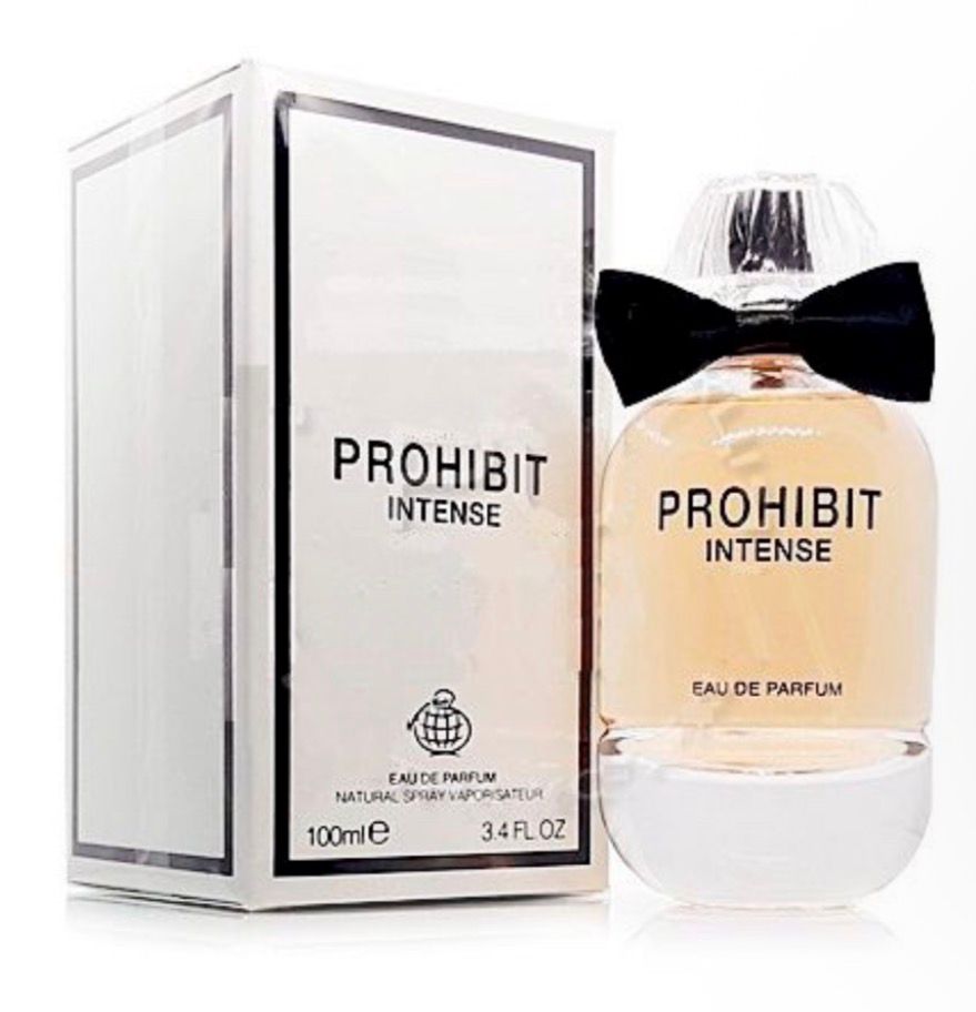 Fragrance World Prohibit Intense (100ml Eau De Parfum)