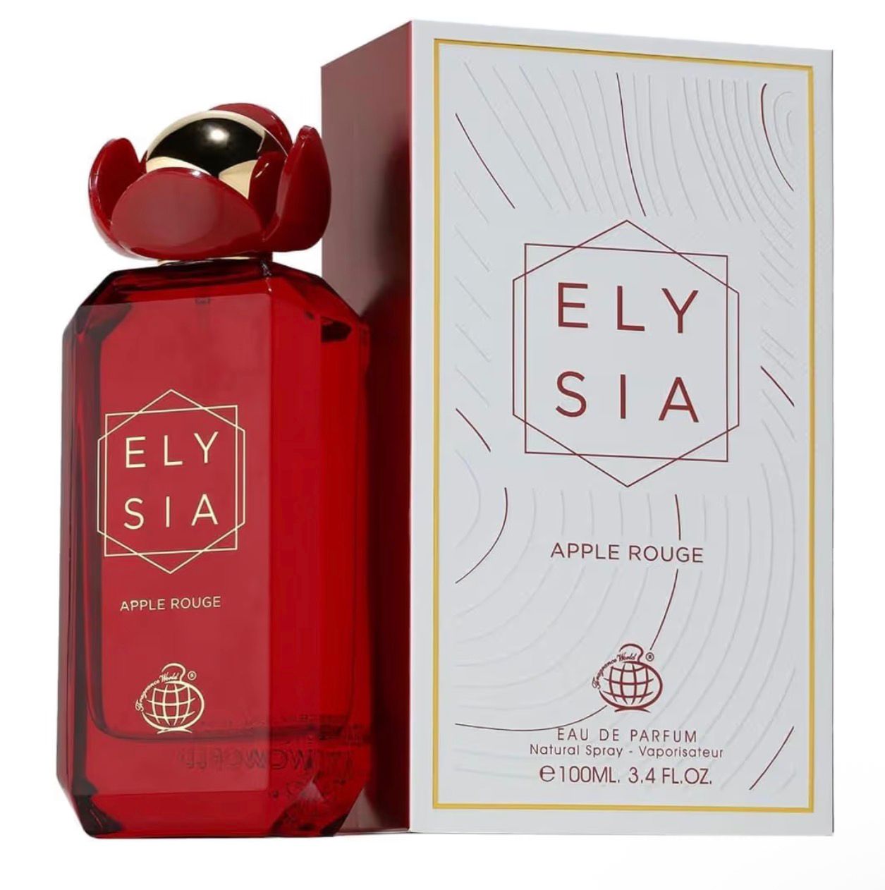 Fragrance World Elysia Apple Rouge (100ml Eau De Parfum)