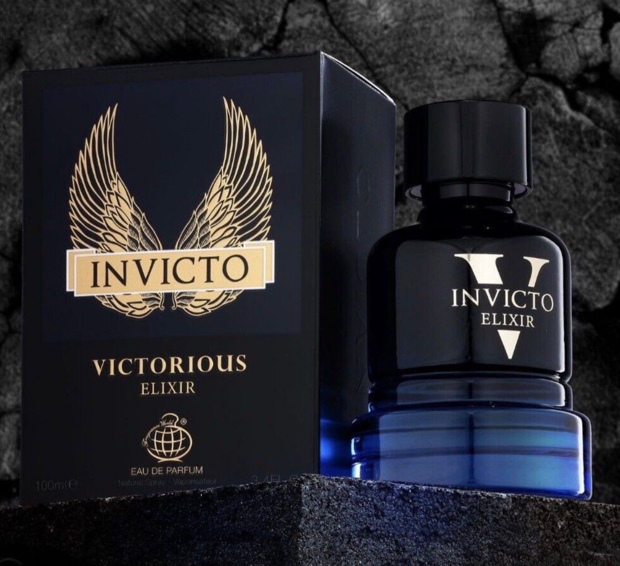 Fragrance World Invicto Victorious Elixir (100ml Eau De Parfum)